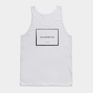 Dachshund Mom Tank Top